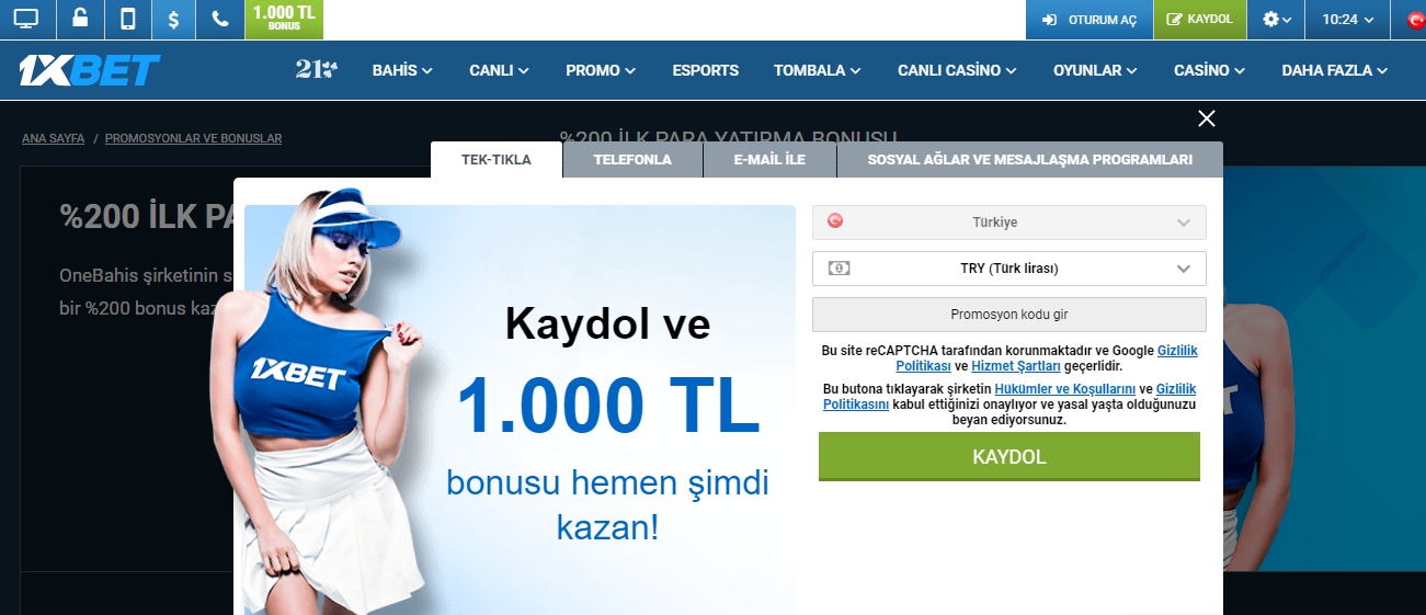 1xbet Mobil Uygulama İndir